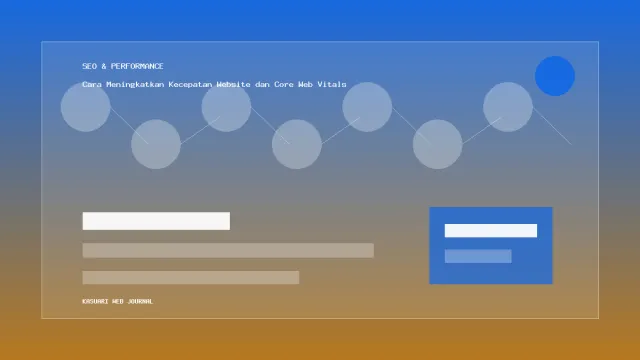 Ilustrasi Cara Meningkatkan Kecepatan Website dan Core Web Vitals