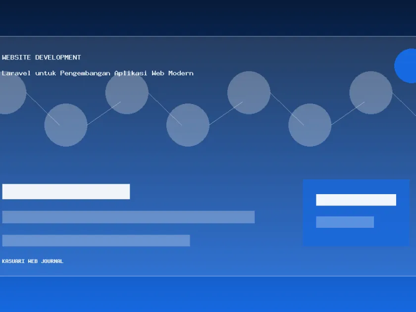 Ilustrasi Laravel untuk Pengembangan Aplikasi Web Modern